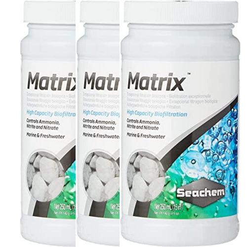 Seachem Matrix Bio Media 250ML 3-Pack