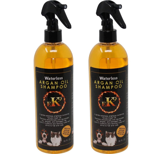 E3 K9 Water Less Argan Oil Shampoo 16 oz. 2-Pack