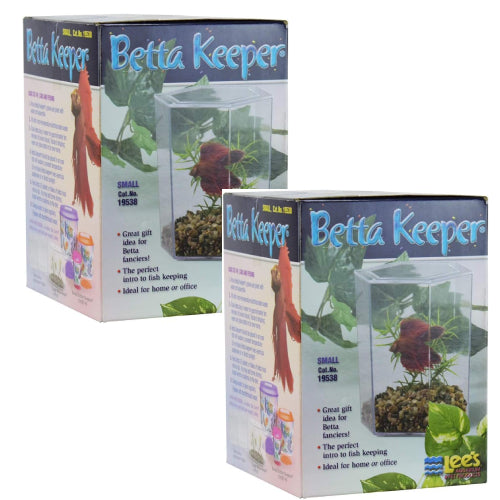 Lee's Betta Keeper Hex Aquarium Kit 2-Pack