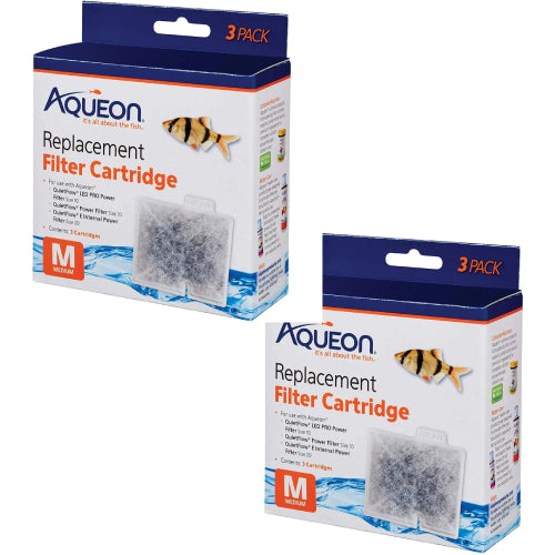 Aqueon It's All About The Fish Replacement Filters Medium, 2-Pack