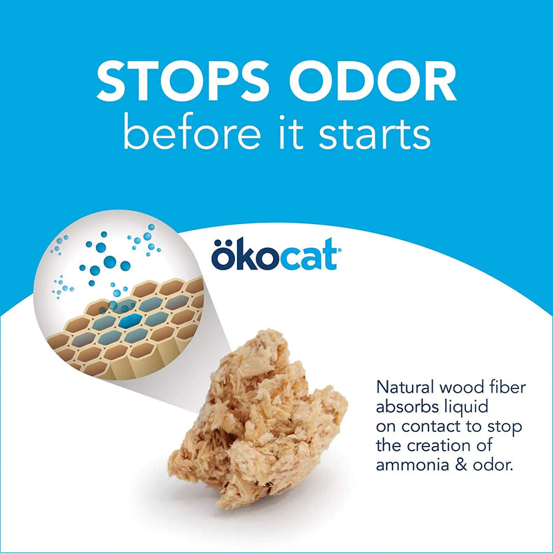 Okocat Original Premium Clumping Cat Litter 13.2lb, Medium ökocat