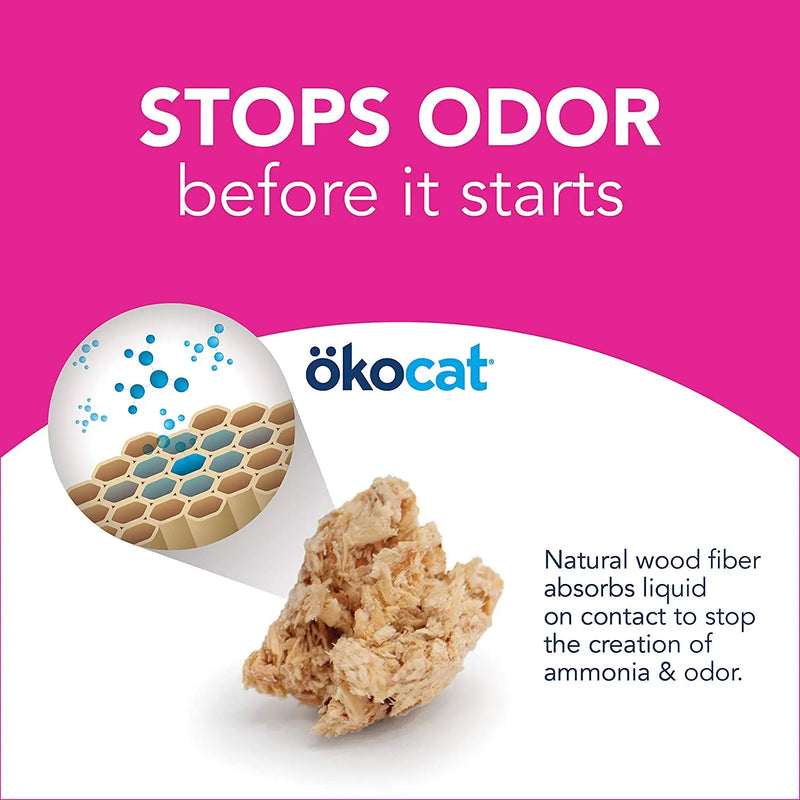 Okocat Super Soft Natural Wood Clumping Litter 11.2lbs ökocat