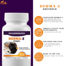 PiccardMeds4Pets Derma-3 Omega-3 & Vitamin Supplements SM 60 Caps Piccard Meds 4 Pets