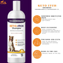 Piccardmeds4pets Keto-Itch Relief Chlorhexidine 2% Shampoo 16 oz. Piccard Meds 4 Pets