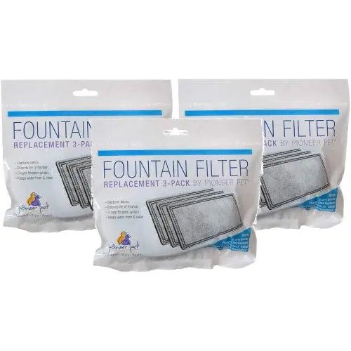 Pioneer Pet Replacement Filters for Plastic Fountains 3pcs Pioneer Pet