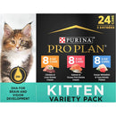 Purina Pro Plan High Protein Wet Kitten Food Variety Pack, 24 Pack Purina Pro Plan