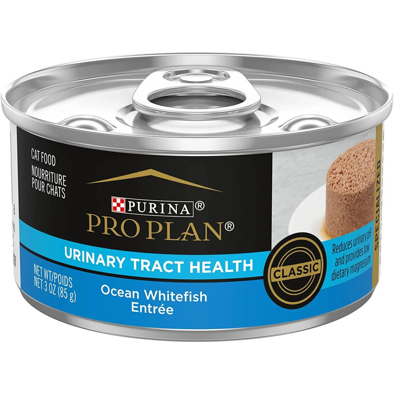 Purina Pro Urinary Tract Adult Wet Cat Food Ocean Whitefish 3oz. Purina Pro Plan