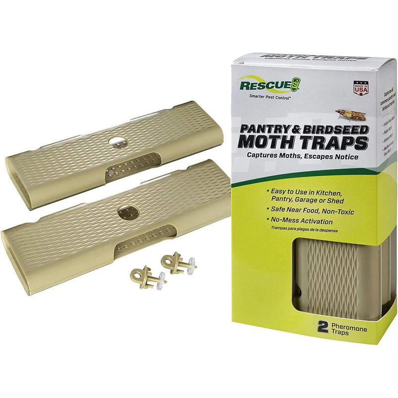 Rescue Pantry & Birdseed Moth Traps with Pheromone Lure, 2 Traps RESCUE