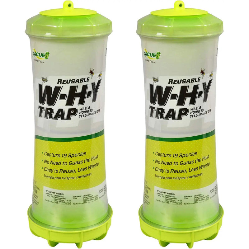 Rescue! Reusable WHY Trap For Wasps Hornets & Yellowjackets RESCUE