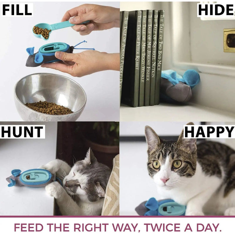SPOT Doc & Phoebe's The Hunting Snacker for Cats, Blue SPOT