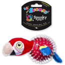 Spunky Pup Parrot Spiky Ball Squeaker Toy for Small Dogs Spunky