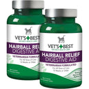 Vet's Best Cat Hairball Relief Tablets 60CT 2-Pack Hero Pet Brands