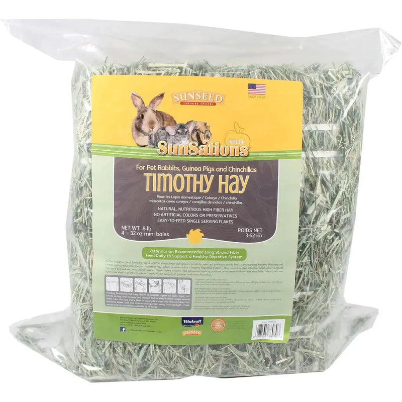 Vitakraft Sunseed SunSations Small Animal Timothy Hay 8 lbs. Vitakraft