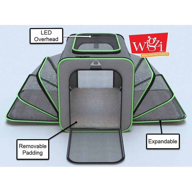 Wigzi Lighted Pet Carrier Cats and Dogs Up to 20lbs Wigzi