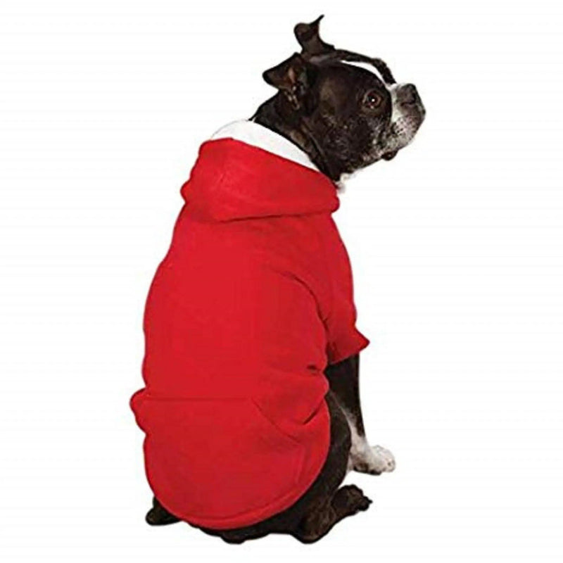 Zack & Zoey Fleeced Lined Dog Large Red Hoodie Zack & Zoey