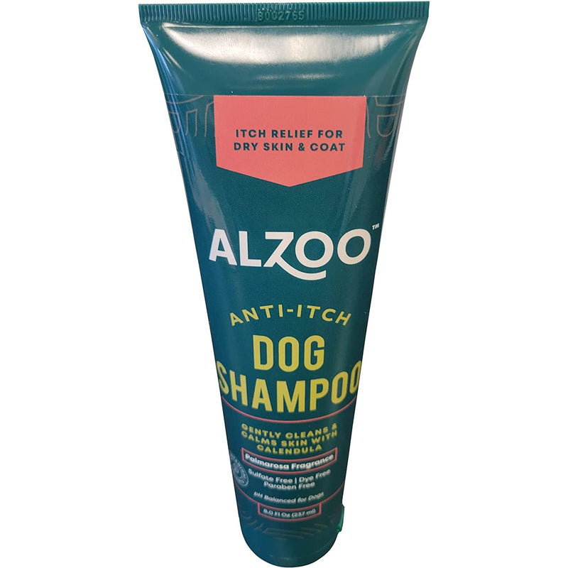 Alzoo Anti-Itch Dog Shampoo Itch Relief 8 oz. Alzoo