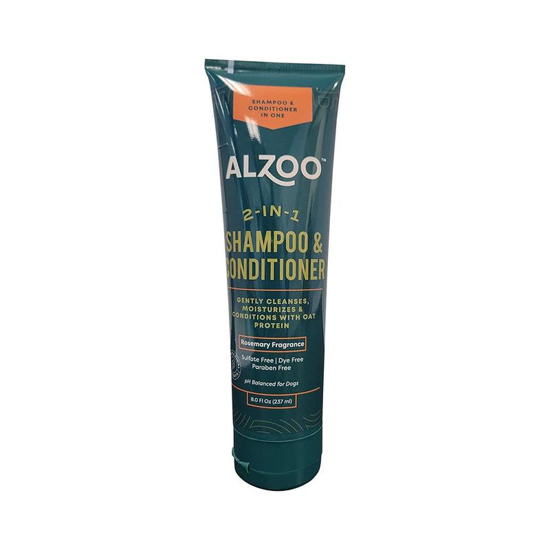 Alzoo 2-in-1 Dog Shampoo and Conditioner 8 oz. Alzoo