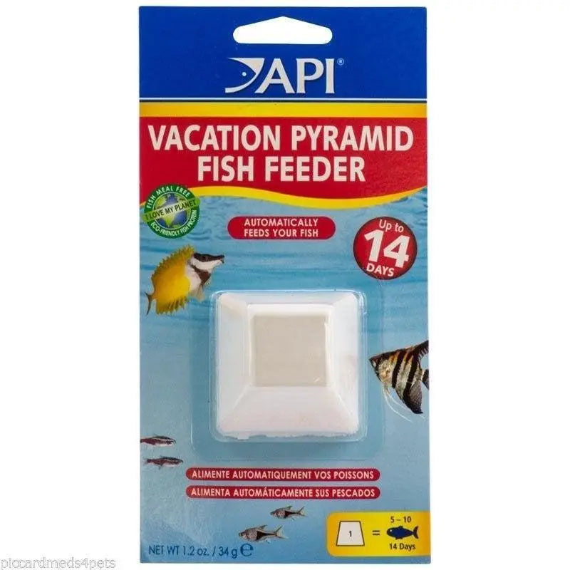 API Fish Vacation Feeder Feeds Fish Salt or Freshwater Up to 14 Days API