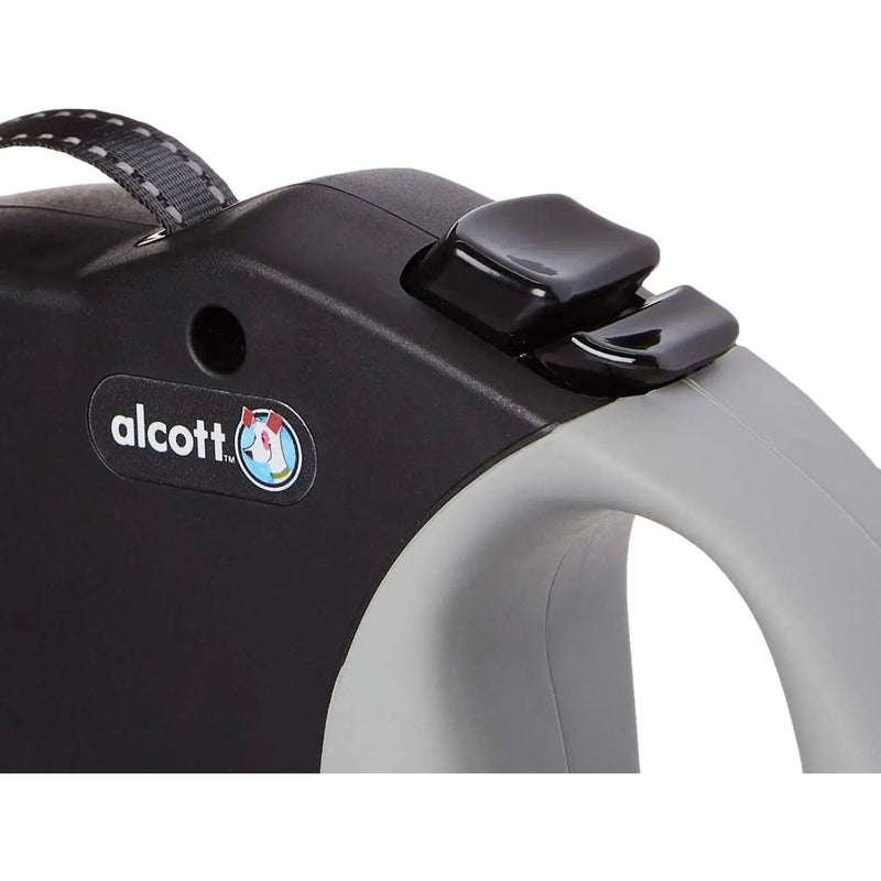 Alcott Adventure Retractable Reflective Belt Leash for Dogs Alcott
