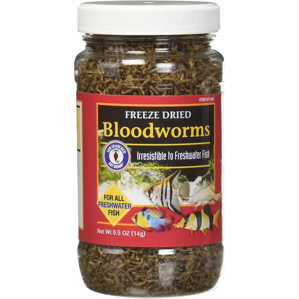 San Francisco Bay Freeze Dried Bloodworms 0.5 oz
