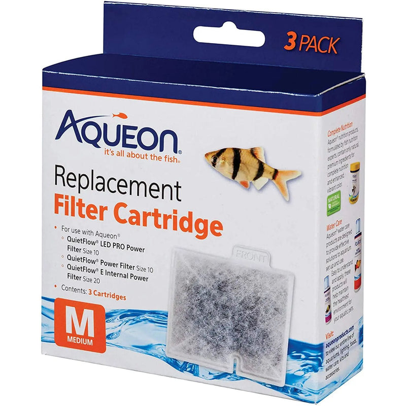 Aqueon It's All About The Fish Replacement Filters Medium, 3-Pack Aqueon
