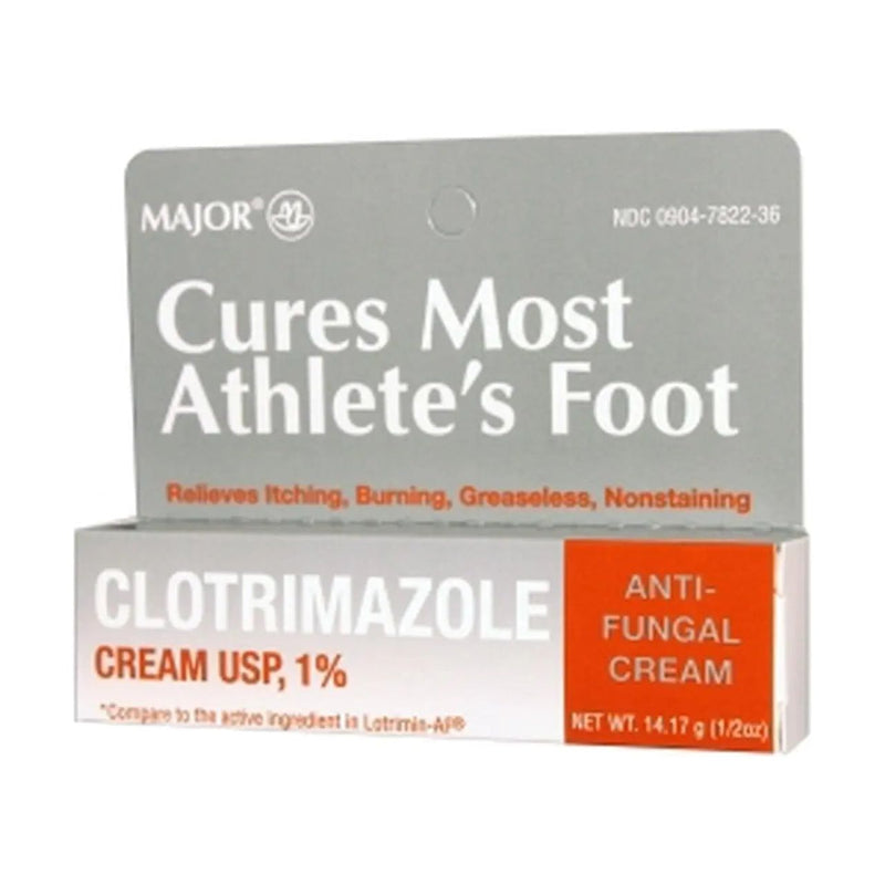 Athletes Foot Antifungal Cream, Compare to Lotrimin AF. 1 oz Major