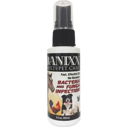 Banixx Wounds & Infections Antifungal Hoof Care Thrush White Line Travel Size 2 oz. Banixx