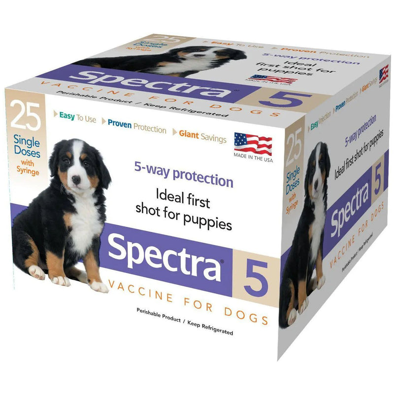 Canine Spectra 5 Way Protection Puppy Vaccine with Free Syringe Durvet