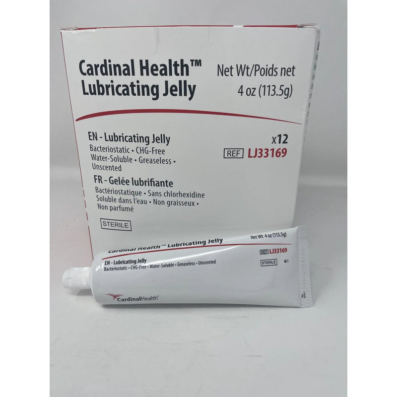Cardinal Lubricating Jelly 4 oz. Sterile Case of 12 Reliamed Cardinal Health