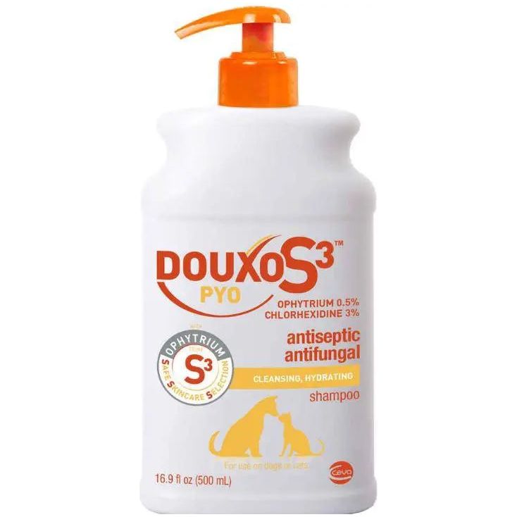 Ceva DouxoS3 PYO Chlorhexidine + Ophytrium Shampoo New Label Ceva
