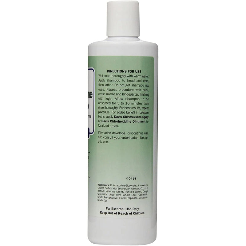 Davis Chlorhexidine Pet Shampoo 12 oz. Davis Manufacturing
