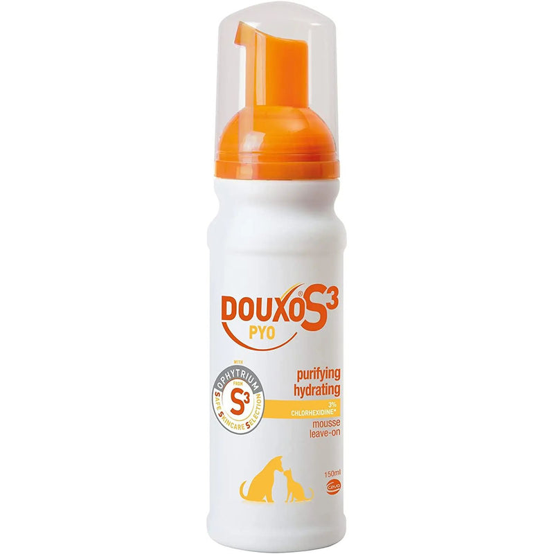 Douxo S3 PYO Mousse 5.1 oz. for Dogs and Cats Ceva
