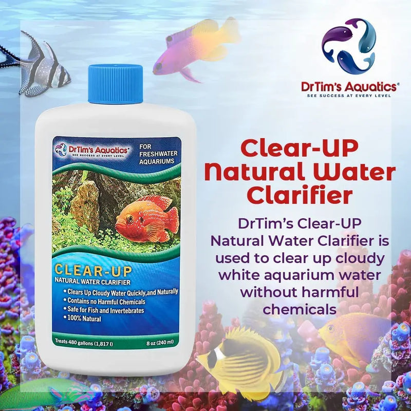 Dr Tim’s Aquatics Saltwater Clear-Up Natural Water Clarifier 4oz. Dr. Tim’s Aquatics