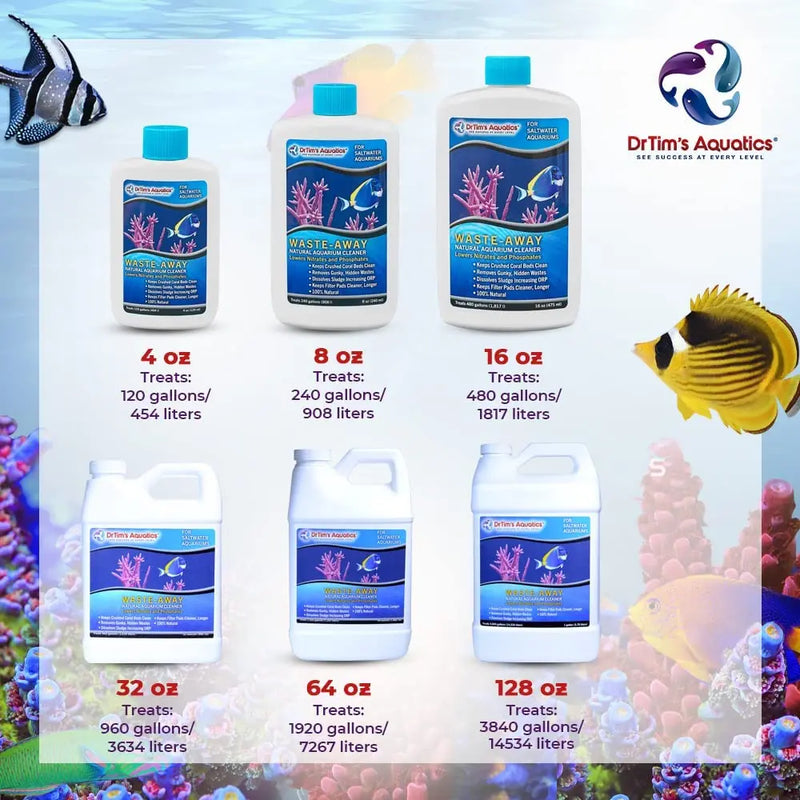 DrTim’s Aquatics Saltwater Waste-Away Aquarium Cleaner 8 oz. Dr. Tim’s Aquatics