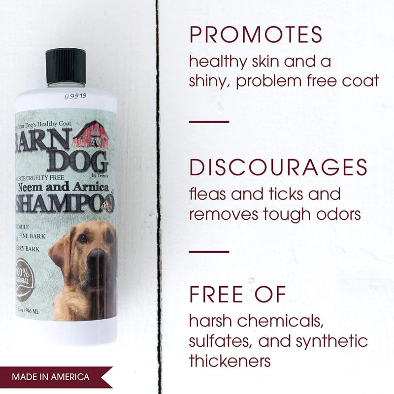 Equiderma Barn Dog Shampoo Neem and 32 oz. Piccard Pet Supplies
