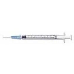 Exel Luer Slip Tuberculin 1ml Syringes with 25G 5/8 Needle 50CT Exel