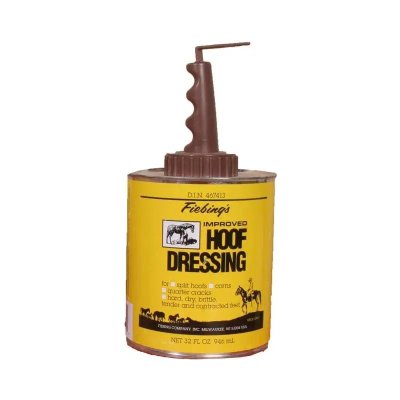 Fiebing Hoof Dressing Treat Split Hoofs Corns Quarter Cracks & Brittle ...