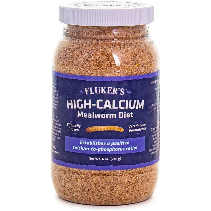 Fluker's High-Calcium Mealworm Diet for Reptile 6 oz. Fluker's