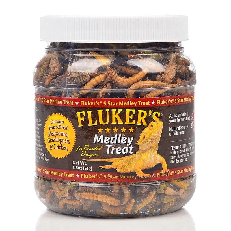 Fluker's Medley Freeze-Dried Treat for Bearded Dragons 1.8 oz. Fluker's
