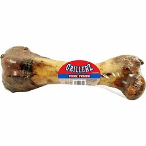 Grillerz Natural Dog Pork Femur Chew Treat Chew Bone GRILLERZ