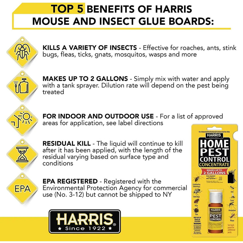 HARRIS Home Pest Control Concentrate, 1 fl. Oz. Harris