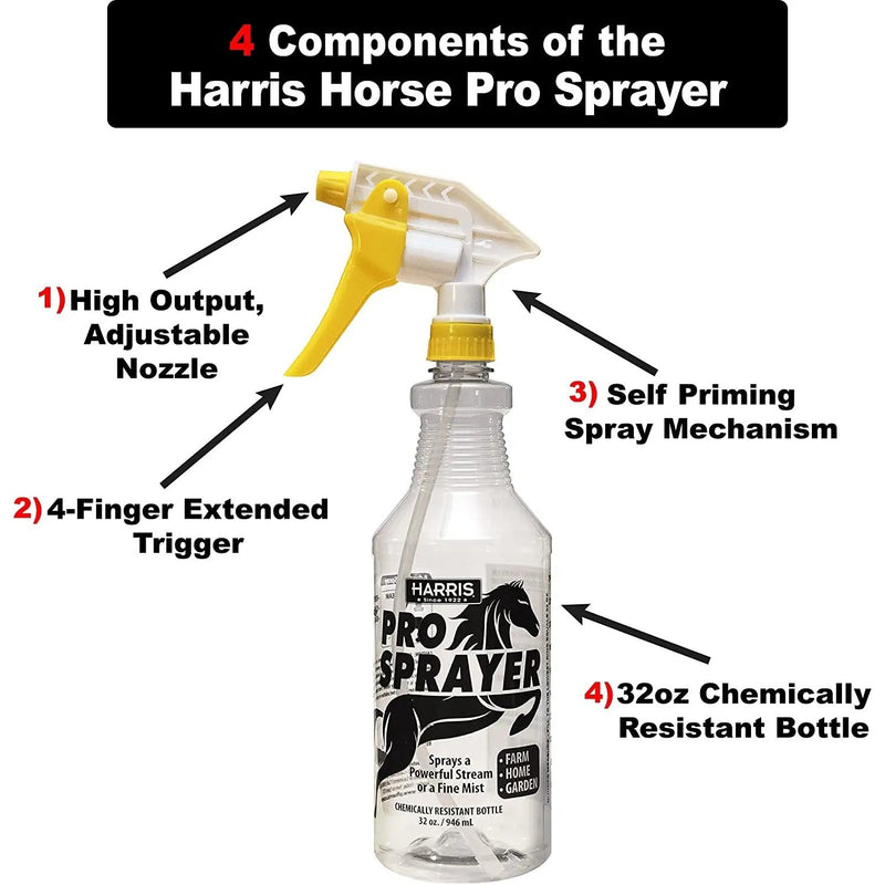 Harris Professional Spray Bottle for Horses 32 oz. 3-Pack Harris