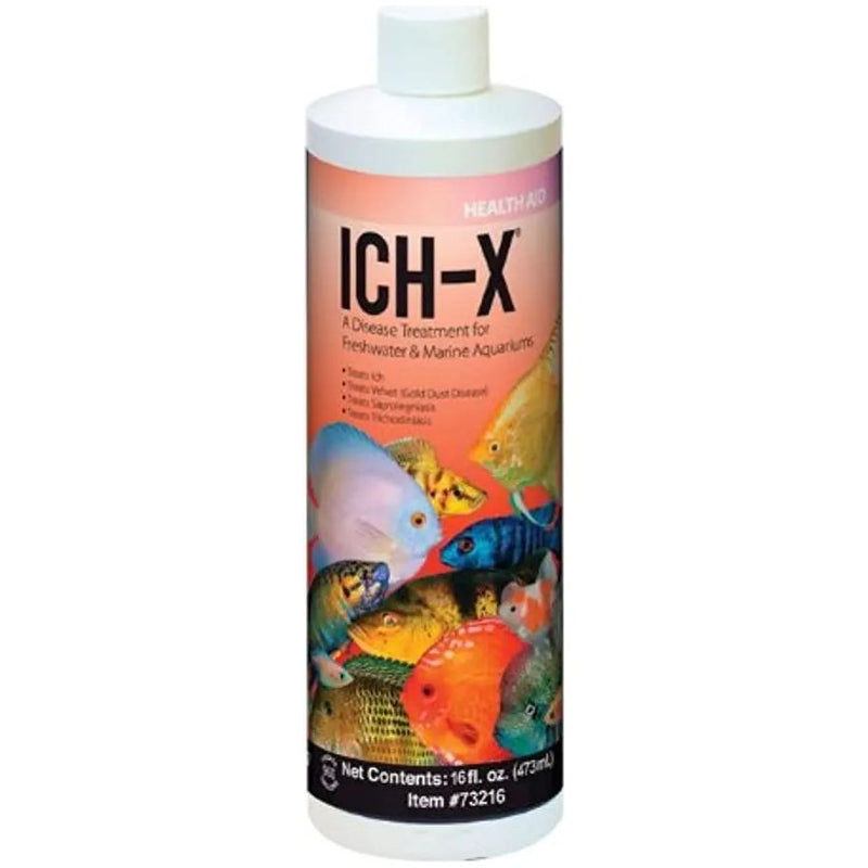 Hikari Aquarium Solutions Ich-X Freshwater & Marine 16 oz. Bottle Hikari
