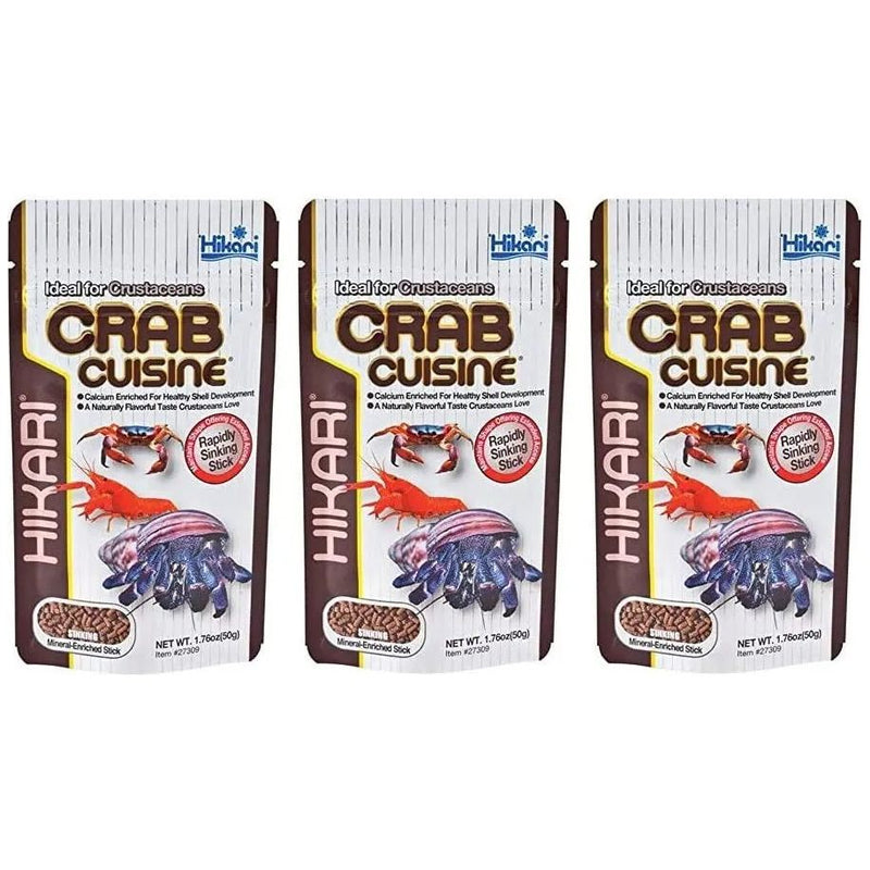 Hikari Crab Cuisine Rapidly Sinking Sticks 50g 3-Pack Hikari