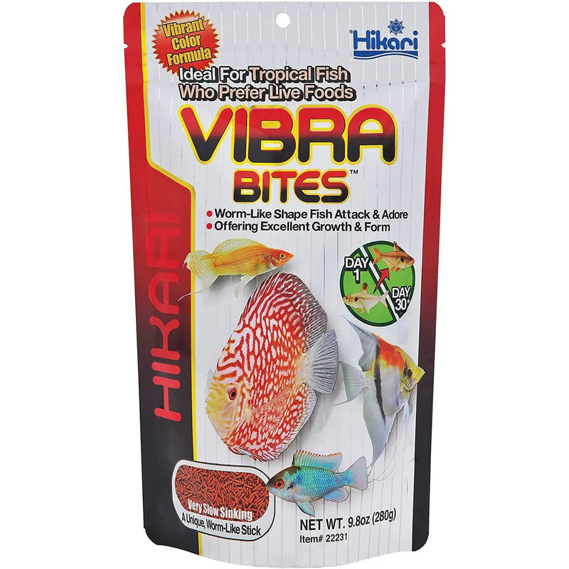 Hikari USA Vibra Bites Tropical Fish Food 9.8 oz. 2-Pack Hikari