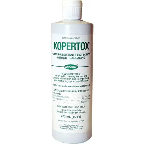 Kopertox Thrush Treatment Protection for Horse & Ponies 16 oz. Fort Dodge