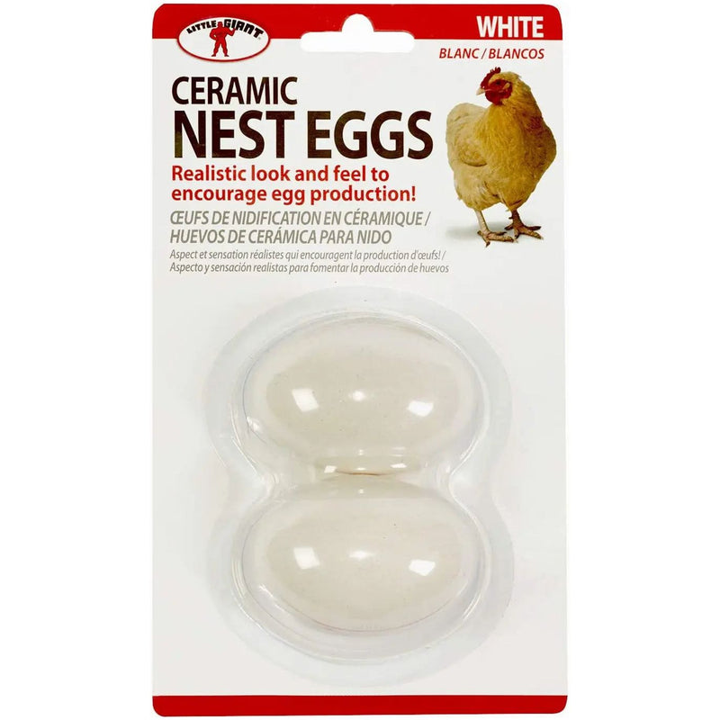 Little Giant Ceramic Nest Eggs White Little Giant