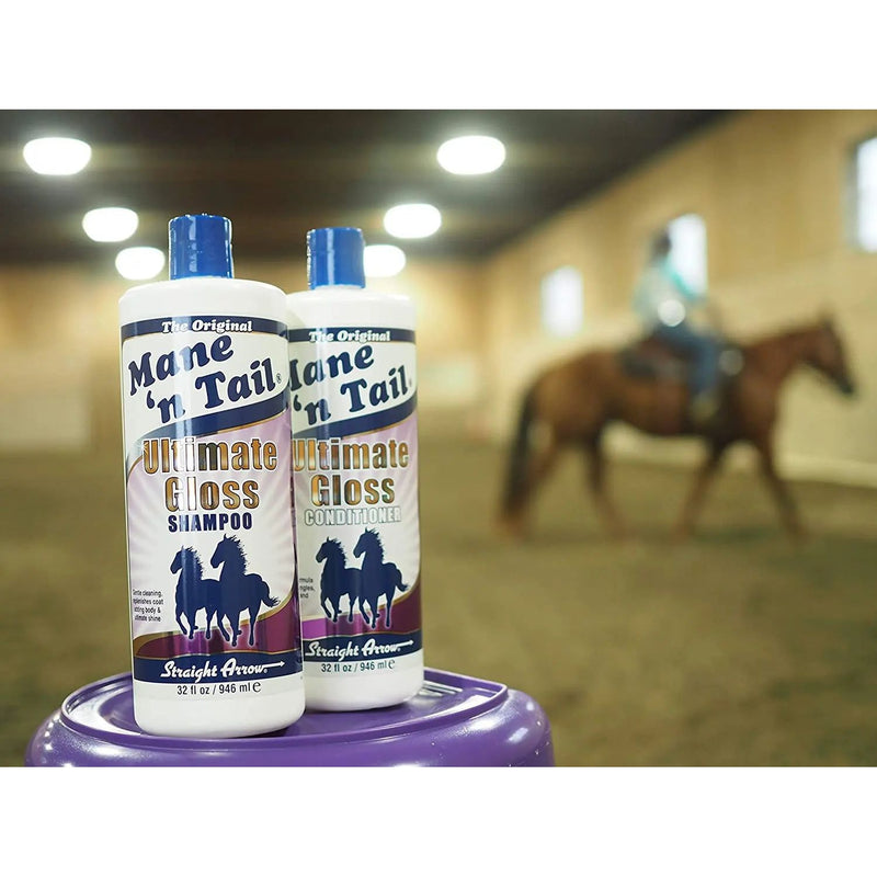 Mane 'n Tail Ultimate Gloss Horse Conditioner Gentle Formula 32oz Mane 'n Tail