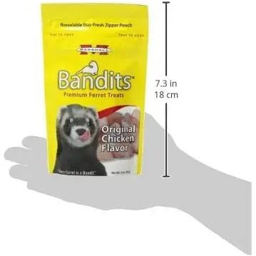 Marshall Bandits Premium Chicken Flavor Ferret Treats 3 oz. 3CT MARSHALL