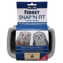 Marshall Ferret Snap 'N Fit Food Bowl Beige, 2-Cup Marshall Pet Products